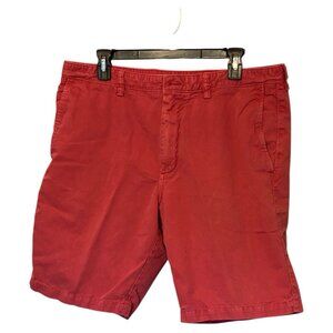 Nordstrom Men's Shop Golf Shorts Men's Size 36 Flat Front Salmon Redish Pink